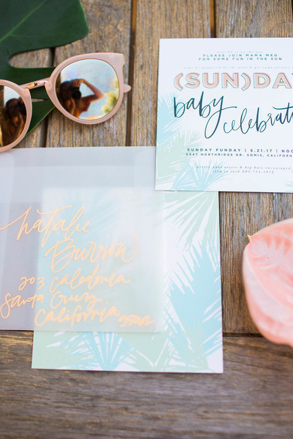Pool party baby shower