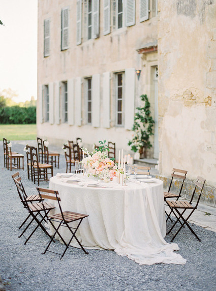 French Chateau wedding inspiration