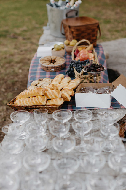 Big Sur Wedding picnic