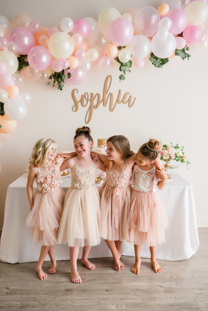 pink and gold ballet-inspired birthday party