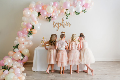 pink and gold ballet-inspired birthday party