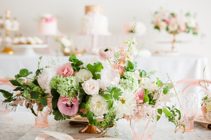 pink and gold ballet-inspired birthday party Inspiration