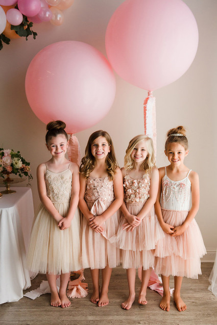 pink and gold ballet-inspired birthday party