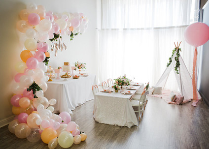pink and gold ballet-inspired birthday party