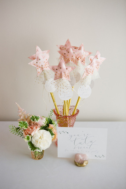 pink and gold ballet-inspired birthday party
