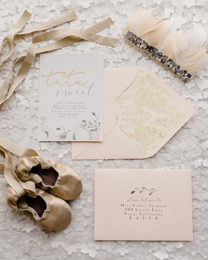 ballet party invites