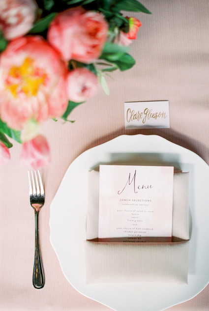 peony-inspired baby shower