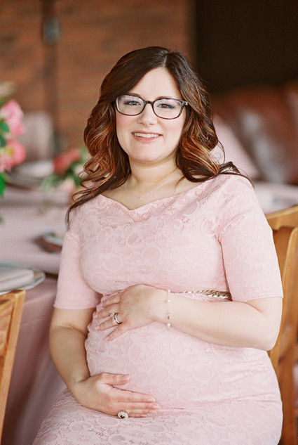 peony-inspired baby shower