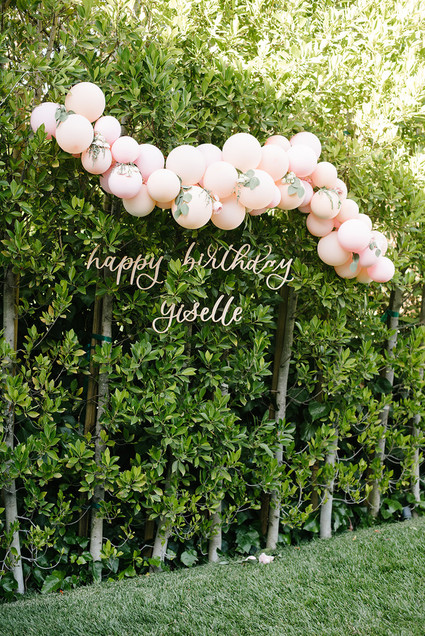 Balloon backdrop