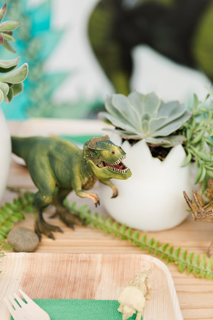 Modern prehistoric dinosaur 4th birthday Inspiration