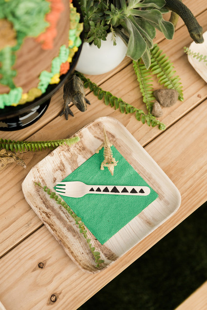 Modern prehistoric dinosaur 4th birthday