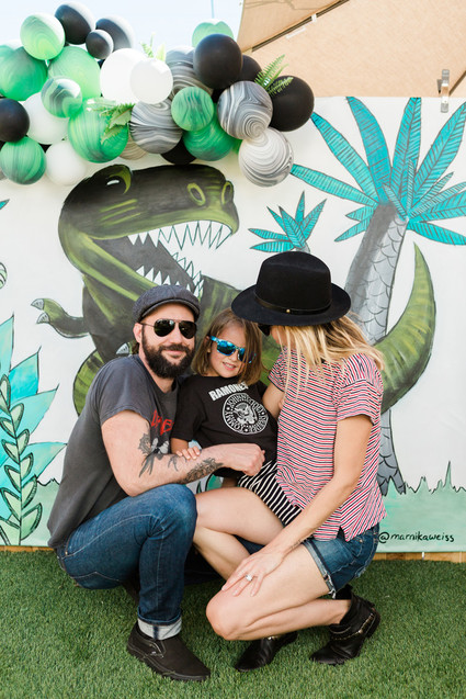 Modern prehistoric dinosaur 4th birthday