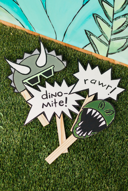dinosaur Photo Booth props