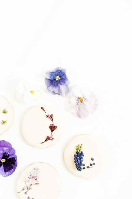 Edible flower 1st birthday party