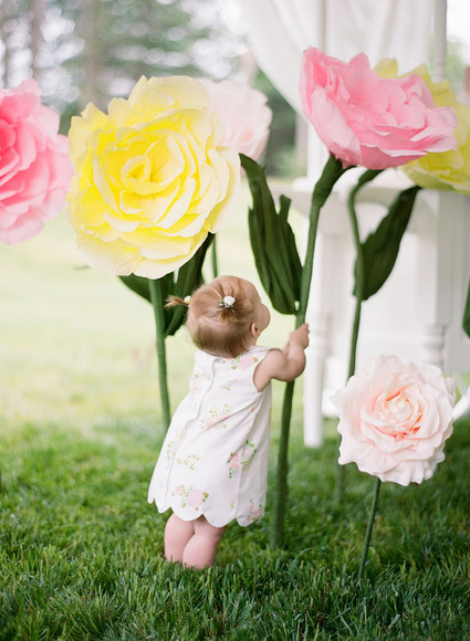 Extra large paper flowers