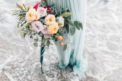 pastel wedding bouquet