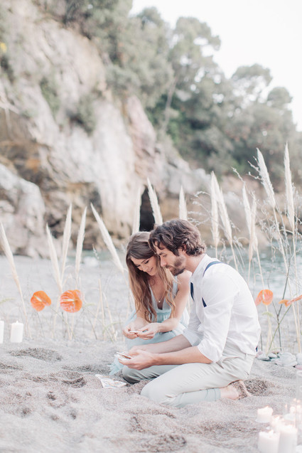 unique beach wedding ceremony decor