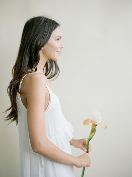 simple bridal look