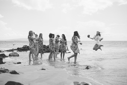desert meet beach maui wedding