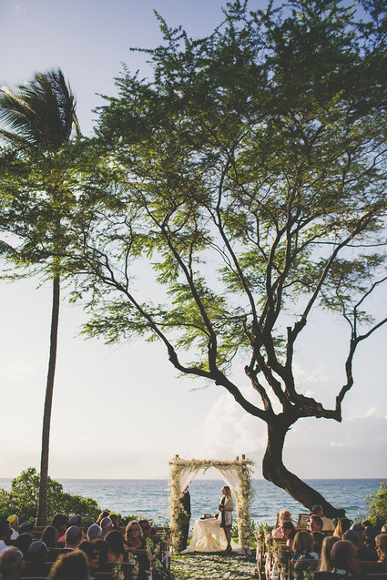 desert meet beach maui wedding