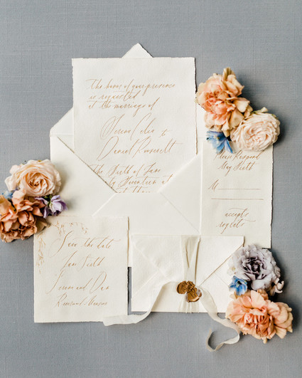 French impressionist inspired wedding ideas