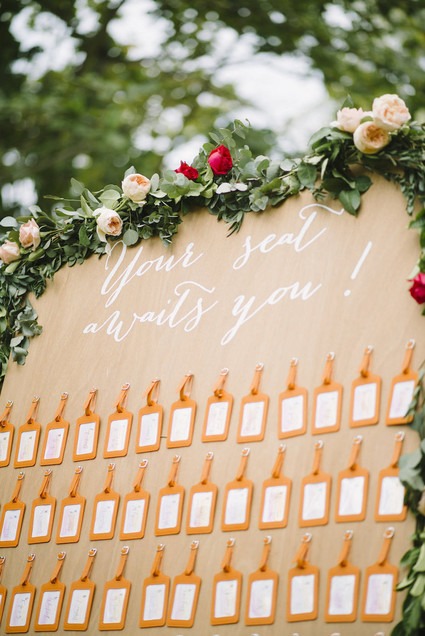 luggage tag escort cards Inspiration