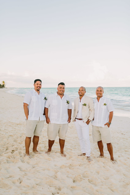 rustic tropical all white wedding in Tulum