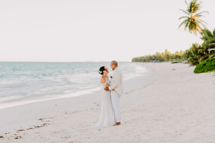 rustic tropical all white wedding in Tulum