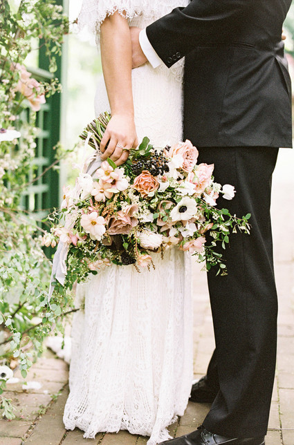 light purple bridal bouquet