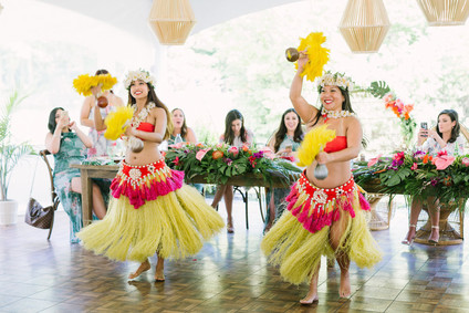 Hula dancers for bridal shower