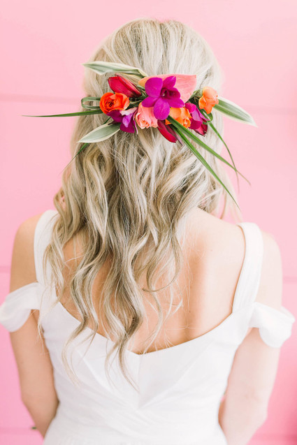 Tropical hairstyle