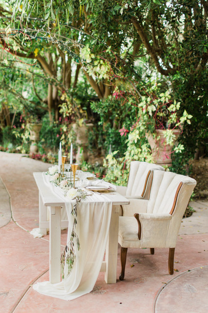 elegant sweetheart table
