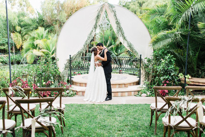 garden wedding ceremony