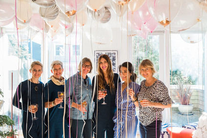 girl's sip and see adoption party