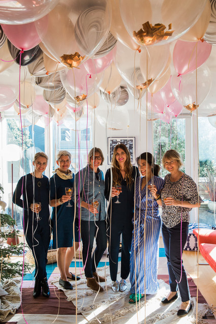 girl's sip and see adoption party Inspiration