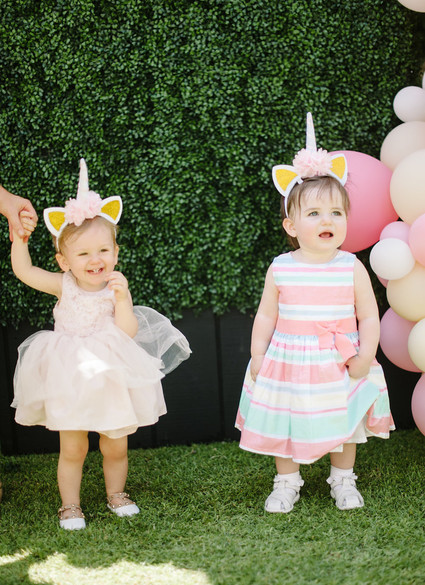Unicorn themed first birthday party