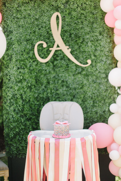 Unicorn themed first birthday party