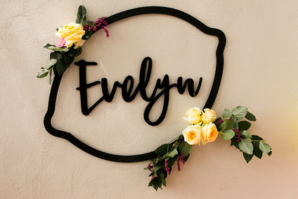 Modern whimsical lemonade stand 3rd birthday