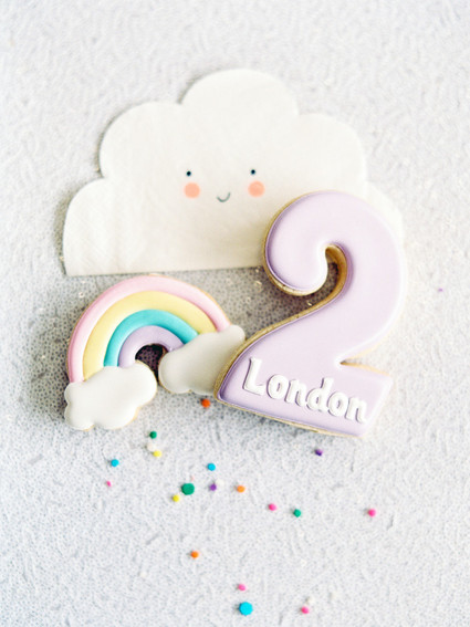 Rainbow care bear birthday party