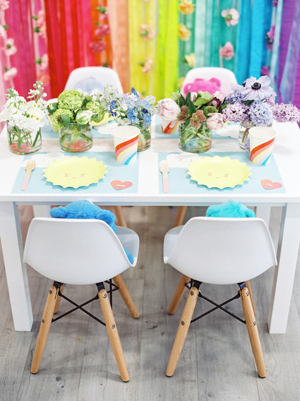 Rainbow care bear birthday party