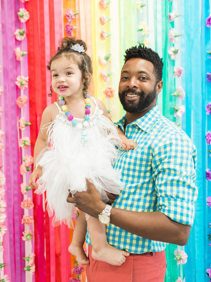 Rainbow care bear birthday party