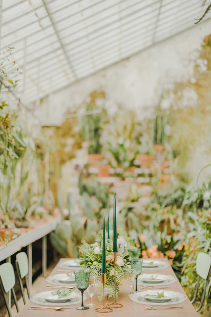 greenhouse inspired wedding ideas