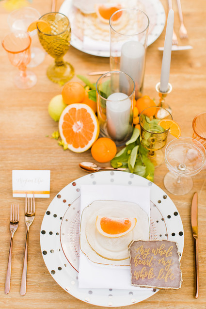 citrus wedding ideas