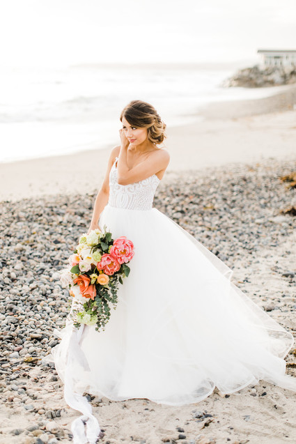 Peony wedding bouquet