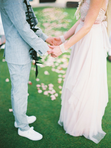 Indie Portland meets Maui wedding