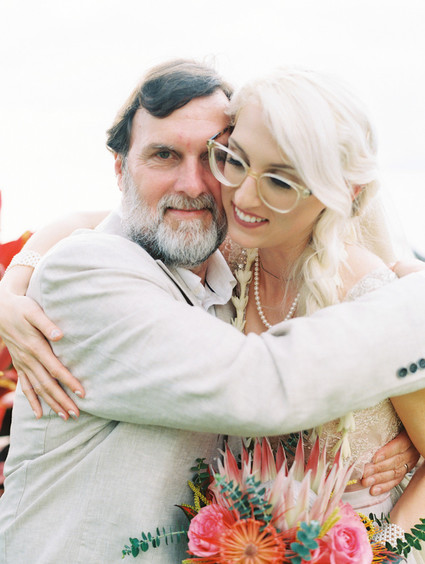 Indie Portland meets Maui wedding