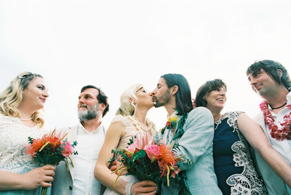 Indie Portland meets Maui wedding