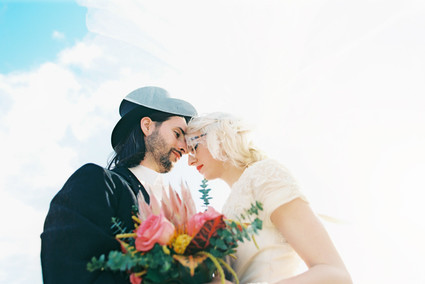 Indie Portland meets Maui wedding