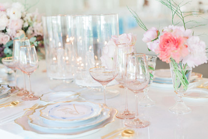 Pink and blue oceanic wedding ideas