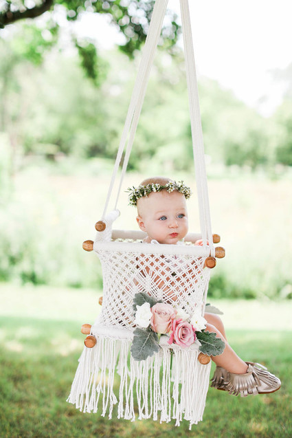 Feminine boho picnic 1st birthday